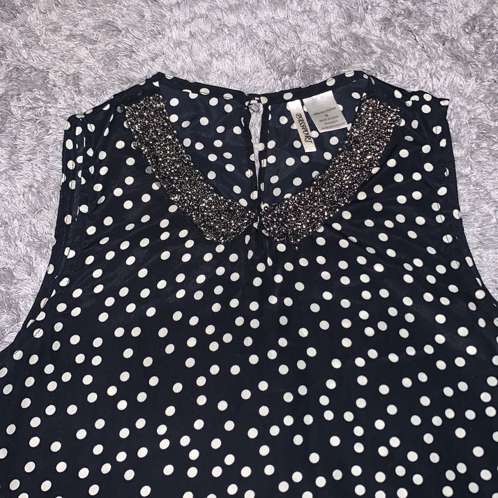 EUC Very cute polkadot sleeveless top